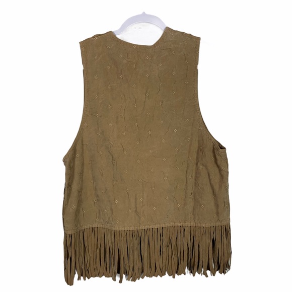 Action Wear Vintage Fringe Western Vest Pants Set - Picture 3 of 14